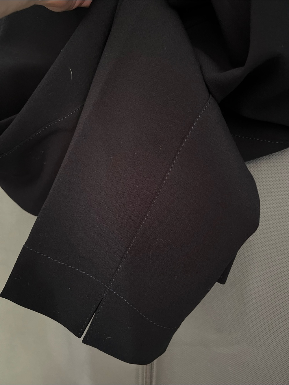 Sandra Augelozzi Dark Navy Blue Bow-Front Blazer and Pant Suit 💕 - Picture 10 of 12